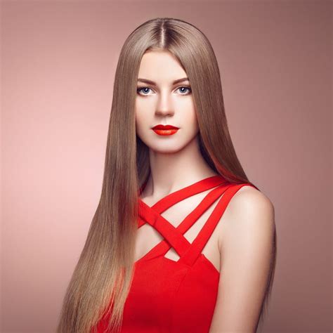 Fashion Portrait Of Elegant Woman With Magnificent Hair By Oleg Gekman