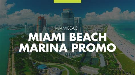 Miami Beach Marina Promo Youtube