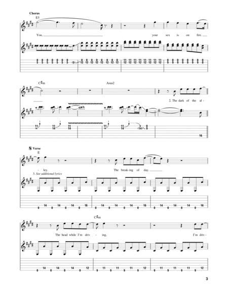 Sex On Fire By Kings Of Leon Digital Sheet Music For Guitar Tab 11970