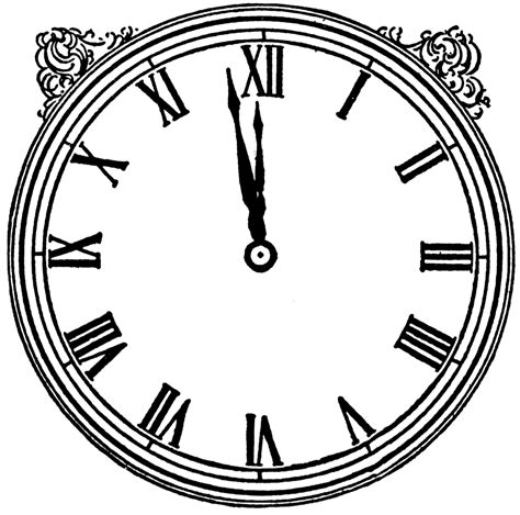 Clock Drawing Clipart Best