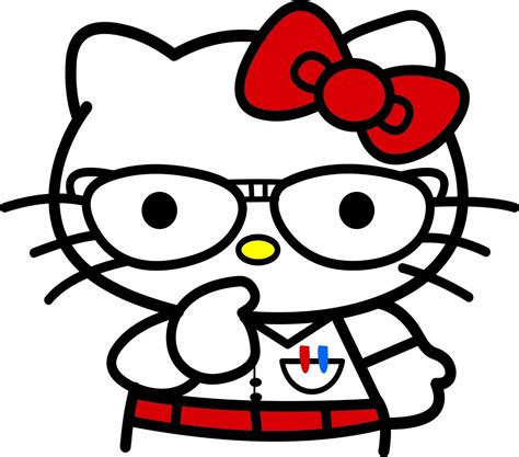 Hello Kitty Nerd Icon