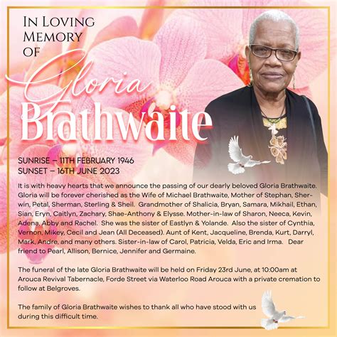 Celebrating the life of Gloria... - Passages by Belgroves