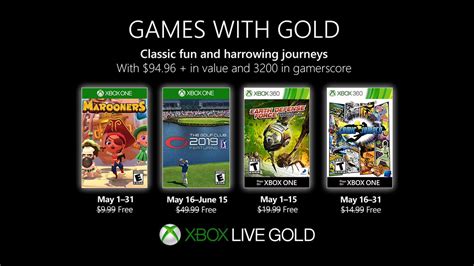Xbox Live Games With Gold May 2019 Lineup Is Official And It Might Be