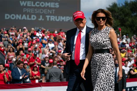 Melania Trump Touts The Presidents First Term Record In First Joint