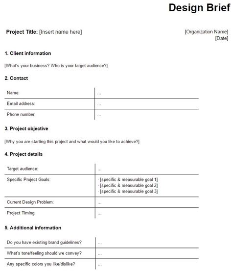 How To Write Project And Creative Briefs Helpful Templates