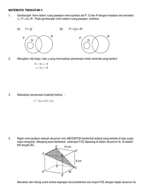 Latihan (soalan) matematik tingkatan 1 + jawapan (k). REVISION MATEMATIK TINGKATAN 4 - Copy.docx
