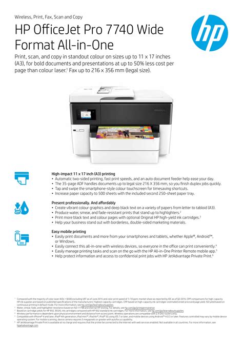 Hp officejet pro 7740 full feature software and driver download support windows 10/8/8.1/7/vista/xp and mac os x operating system. Hp officejet pro 7740 manual pdf > lowglow.org