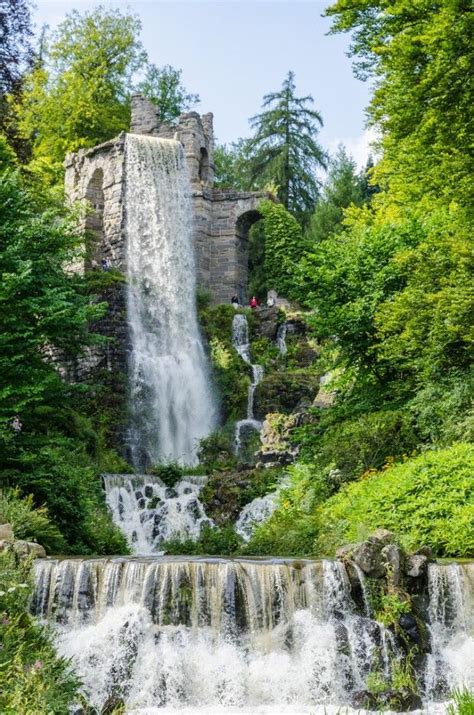 Waterfall Castle Kassel Germany Photo Via Besttravelphotos