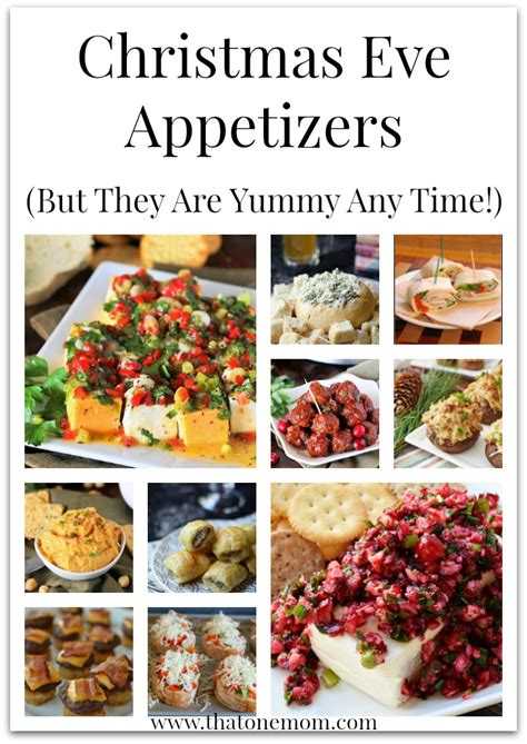 These christmas appetizers include dips, spreads, finger foods and much more. Christmas Eve Appetizers ⋆ That One Mom