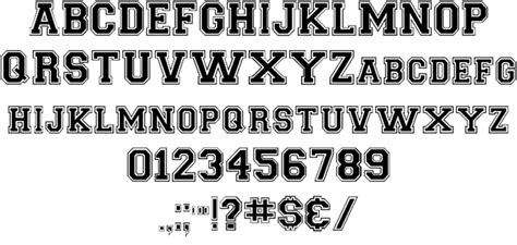 Collegiate Heavy Outline Font By Character Fontspace Im Gonna Make