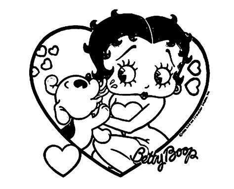 Coloring Pages For Betty Boop