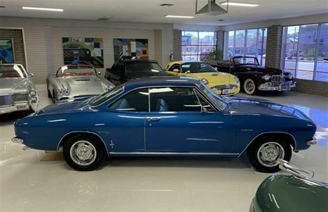 1966 Chevrolet Corvair Corsa Turbocharged 76300 Miles Blue Coupe Manual