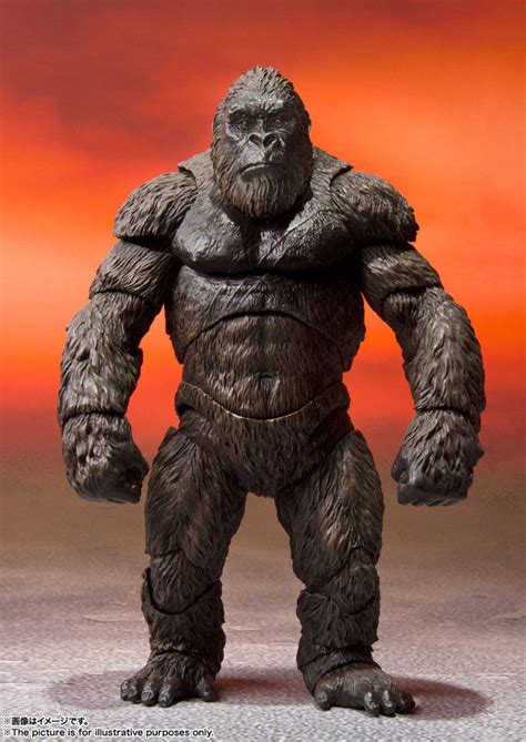 Godzilla Vs Kong 2021 Sh Monsterarts Action Figure Kong 15 Cm