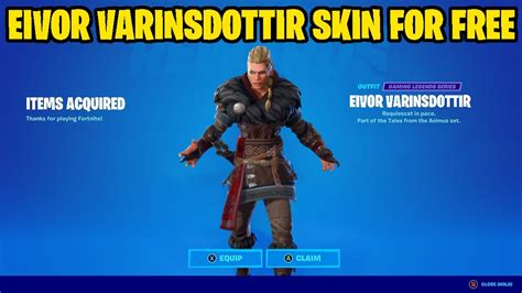 How To Get Eivor Varinsdottir Skin For Free In Fortnite Chapter