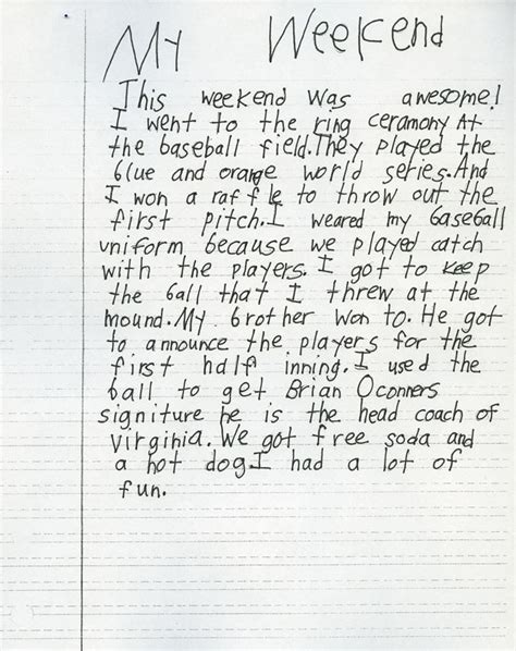 2nd grade writing paper template is easy to use in our digital library an online permission to it is set as public fittingly you. 2nd Grade: Writing Sample 5 | 2nd grade writing, Writing ...