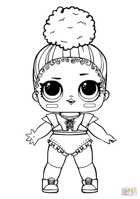 Coloring coloring book dolling books our generation amazing. LOL Doll Touchdown coloring page | Free Printable Coloring ...