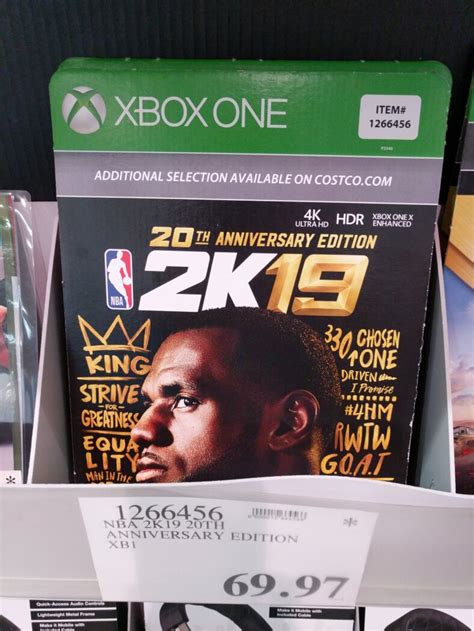 Nba 2k19 20th Anniversary Edition Xbox One And Ps4