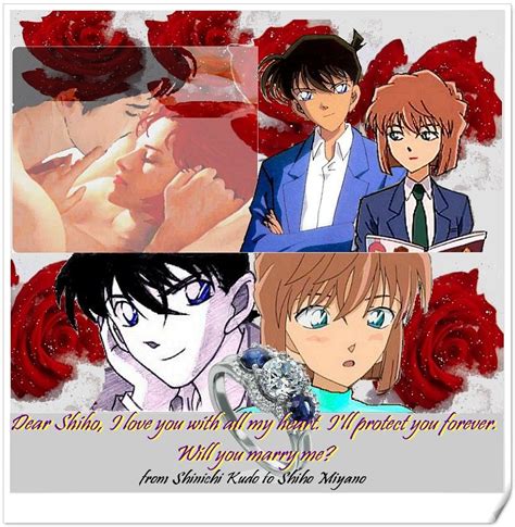 Kudo Shinichi X Miyano Shiho Proposal By Coolshiho On Deviantart