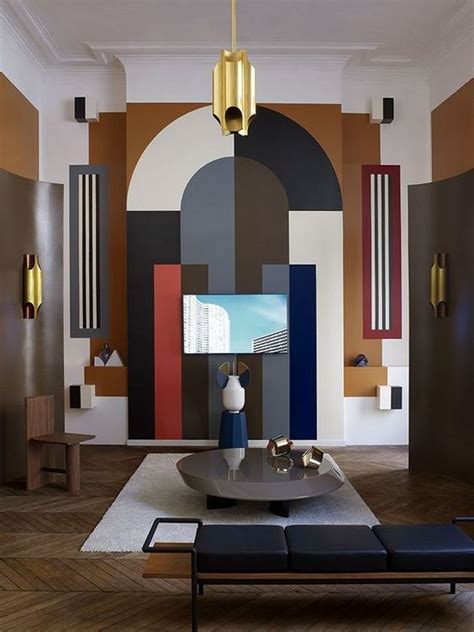 Post Modernism Jalan Interior Casa Art Deco Muebles Art Deco