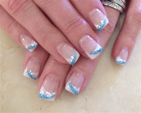 my nails in 2023 | Teal nails, Nails design with rhinestones, Gel nail