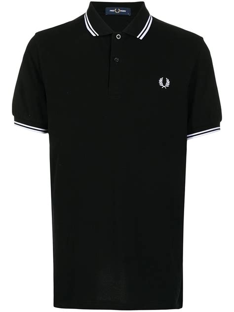 Fred Perry Logo Embroidered Polo Shirt Farfetch