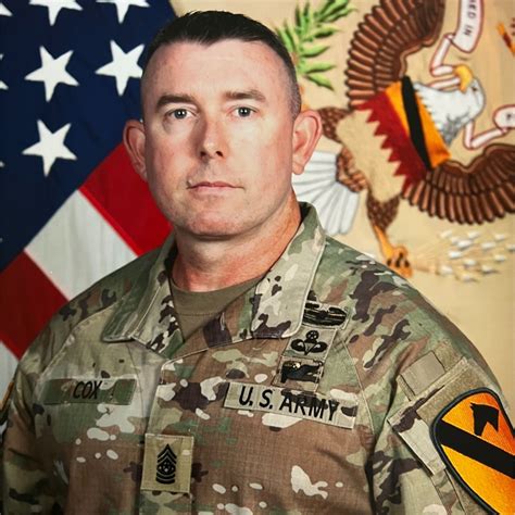 Jason Cox Command Sergeant Major 1st Cavalry Division Us Army