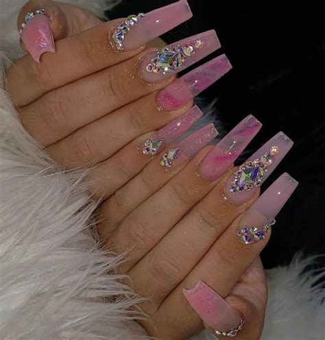 Ni On Twitter This Would Be So Cute Omfg Long Acrylic Nails Coffin Pink Acrylic Nails