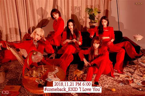 I love you this much. EXID tease "I Love You" comeback as 5 with pictures, video ...