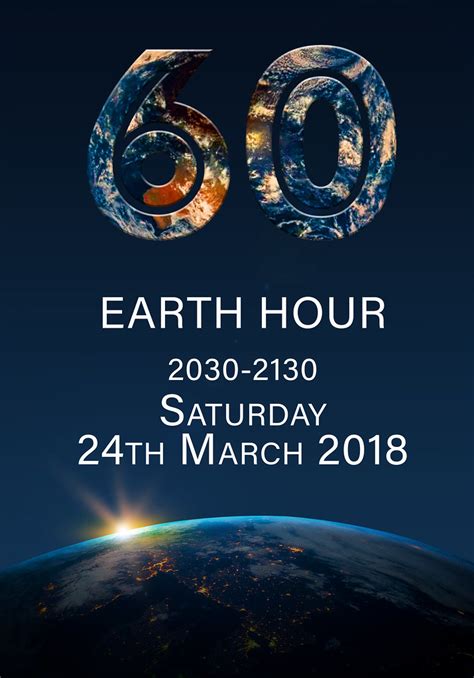 For earth hour 2021, wwf is hosting a guided meditation for individuals across the nation led by internationally celebrated yoga teacher and scholar dr. Earth Hour 2018 | Poster for Earth Hour 2018 Earth image ...