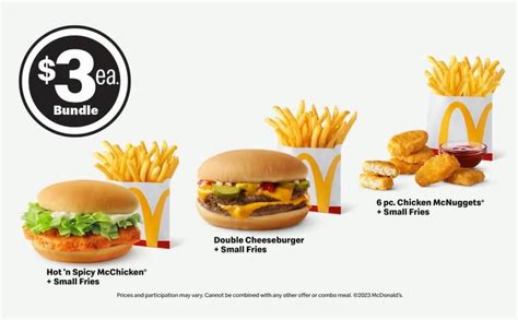 Mcdonalds Offers 3 Bundle At Select Locations The Fast Food Post