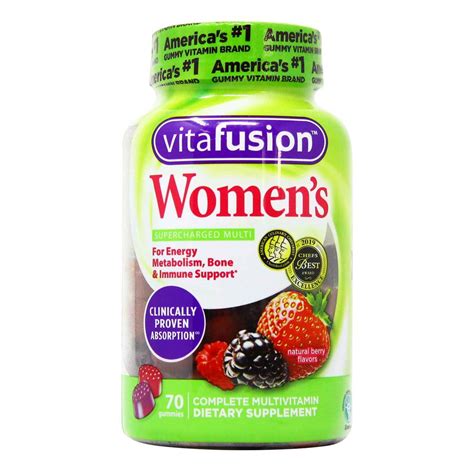 Vitafusion Womens Complete Multivitamin Berry 70 Gummies