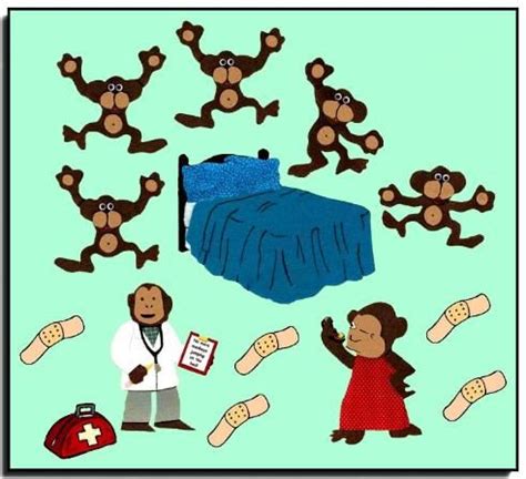 Superkid tv presents animated nursery rhyme videos with lyrics.rhymes lyrics:five little puppy's jumping on the bed one fell off and bumped his head momma. Library of five monkey jumping on the bed graphic royalty free png files Clipart Art 2019
