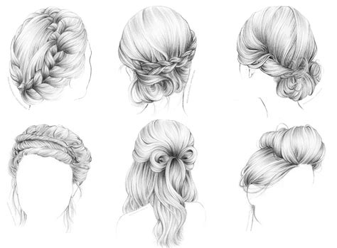 Voici un petit dessin représentent un jeune fille en tenus de soirée et surtout avec une coiffure de soirée hahaha. Coupe De Cheveux Dessin