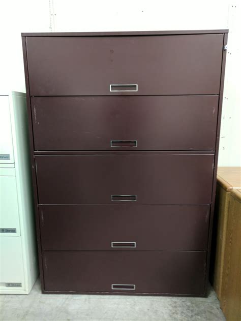 Lateral file cabinets, also known as horizontal filing furniture, are crafted in a variety of styles and wood finishes in effort to seamlessly match your existing decor.</p> <p>choose from traditionally designed 2 drawer cabinets with decorative pulls and carved legs or find a vertical unit that offers a. Burgundy 5 Drawer Lateral File Cabinet - 42 Inch Wide