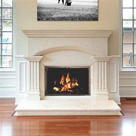 We fabricate flat tempered glass to your specifications. All Glass Legend Masonry Replacement Fireplace Door