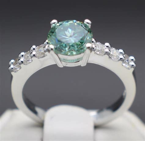 120cts Fancy Blue Diamond Ring 689mm Flawless Clarity And Apprasied