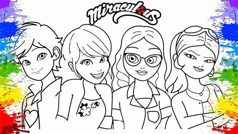 Miraculous ladybug coloring pages alya cesaire. Miraculous Ladybug Character Ladybug And Cat Noir Coloring ...