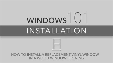 Which executable should i run? ReliaBilt Windows 101 Vinyl Window Installation for Wood ...
