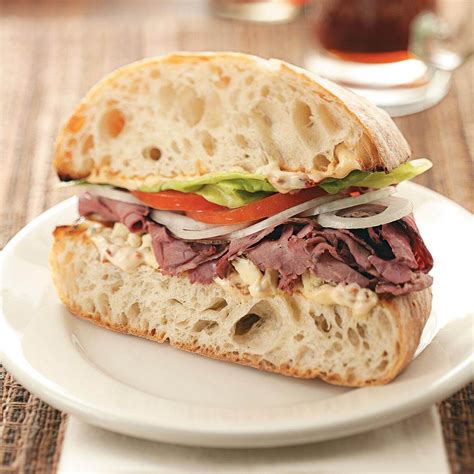 Chipotle Roast Beef Sandwiches Recipe Taste Of Home