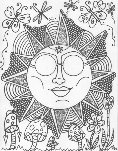 Craft on the sea free coloring pages. Items similar to Hippie Custom Coloring Book, coloring ...