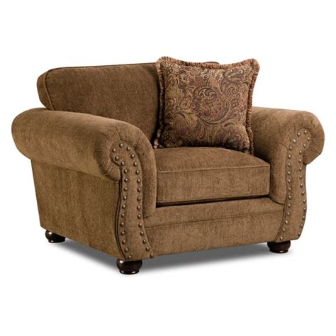 Piping is not expensive, but you. Simmons Upholstery Outback Club Chair with Nailhead Trim ...