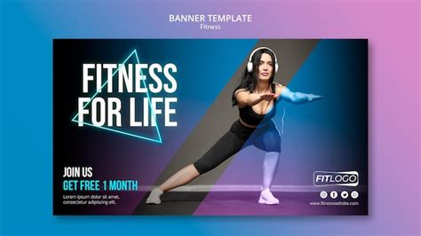 Plantilla De Banner De Entrenador De Fitness Archivo Psd Gratis