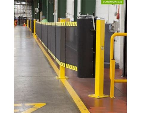 Spanguard Retractable Mesh Safety Barrier - Ulti Group Access Way Solutions