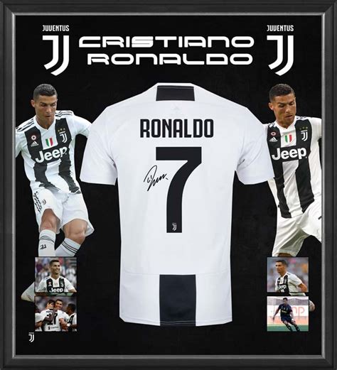 Cristiano ronaldo juventus home authentic jersey 2020/21. Soccer - Cristiano Ronaldo Signed & Framed Juventus FC ...