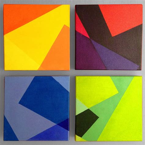 Square Of Squares 2013 Acrylic On Canvas 60x60cm Visual Art