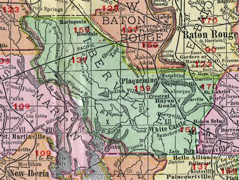 Iberville Parish Louisiana Map Zip Code Map