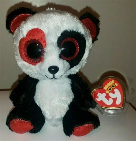 Ty Beanie Boos Valentina The Valentine Panda Bear 6 Inch Exclusive New Mwmt 19 90 Picclick