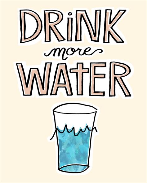 Drink More Water Reminder Clip Art Library