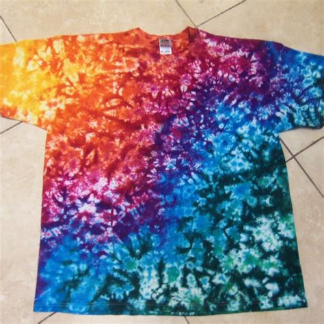 Diagonal Marble Rainbow Dyemasters Tie Dye Shirts Patterns Diy Tie