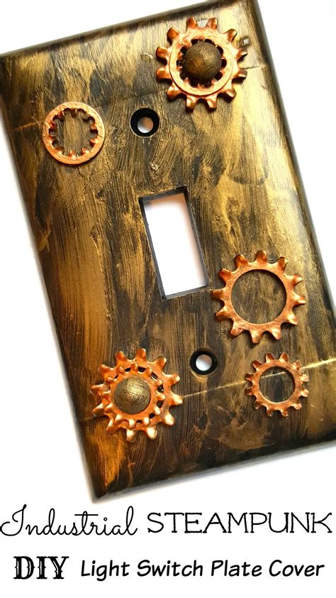 Industrial Steampunk Light Switch Plate Cover Diy Home